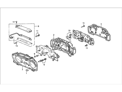 Honda 78100-S87-A95 Meter Assembly, Combination