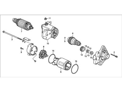 Honda 06312-PAA-506RM Starter Motor Assembly (Reman)