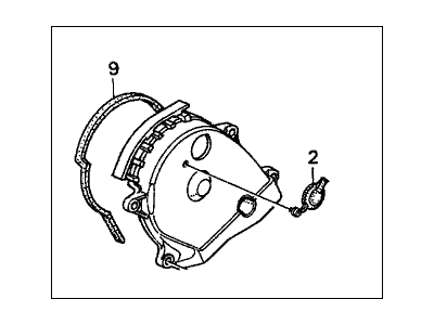 Honda 11830-P8E-A00 Cover Assembly, Rear Timing Belt (Upper)