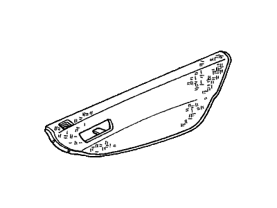 83784-S4K-A82ZB Honda Pad Assy., L. RR. Door Center *YR169L* (LEA) (MILD BEIGE) Illustration 1 of 1