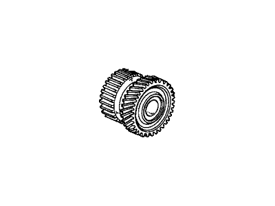 Honda 23431-P6H-000 Gear, Secondary Shaft Second