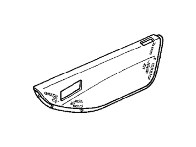 Honda 83584-S4K-A81ZA Pad Assy., L. FR. Door Center *B95L* (LEA) (LAPIS)