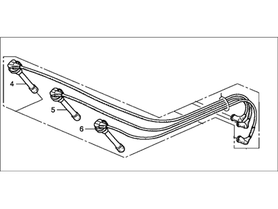 Honda 32722-P8A-405 Wire, Front Ignition (Sumitomo)