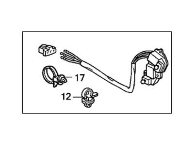 Honda 76210-S84-A31 Actuator Sub-Assembly, Passenger Side