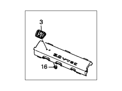 Honda 17125-P8A-K01 Plate, Design