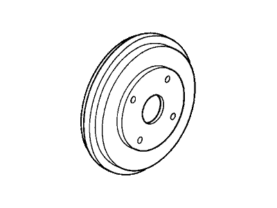 Honda 42610-SM4-010 Drum, Rear Brake