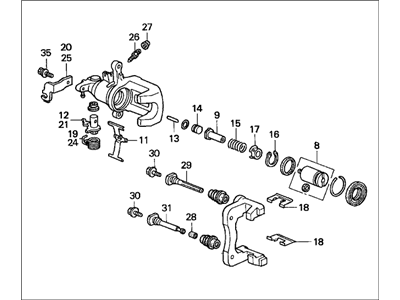 Honda 43018-S84-A12