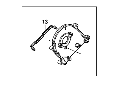 2000 Honda Accord Timing Cover - 11870-P8A-A00