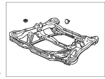 Honda 50310-S84-A01 Beam, Rear Suspension Cross