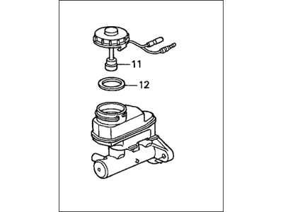 Honda Odyssey Brake Master Cylinder - 46100-SX0-A02