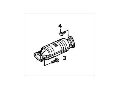 Honda 18160-PAA-A00 Converter