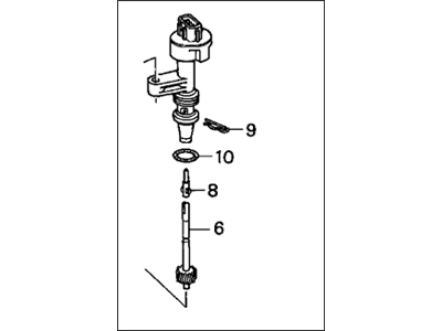 Honda 78410-S84-A01 Sensor Assembly, Speed (Mt)