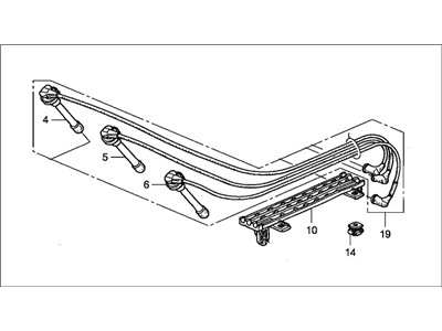 Honda 32722-P8A-A02 Wire Assembly, Ignition