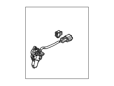 Honda 72715-S84-A01 Motor Assembly, Right Rear Window