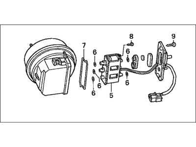 Honda 36520-PAA-A01 Actuator Assembly