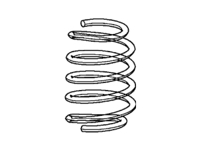 Honda 51406-TR0-A21 Spring, Left Front