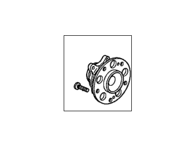 Honda 42200-TX6-A01 Bearing Assembly, Rear Hub Unit (Ntn)