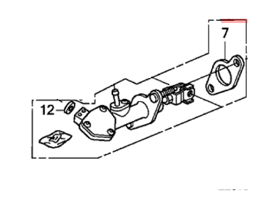 Honda 46920-SNA-A02 Master Cylinder Assembly, Clutch