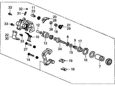 Honda 43018-TR3-A02