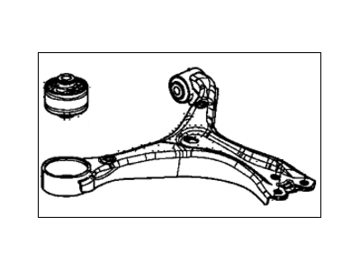 Honda 51360-TR7-A51 Arm, Left Front (Lower)