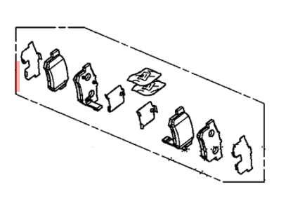 Honda 43022-TR0-A01