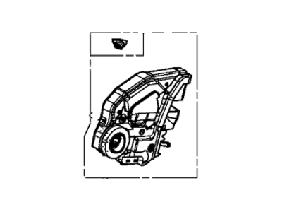 Honda 72650-TR3-A11 Latch Assembly, Left Rear Door Power