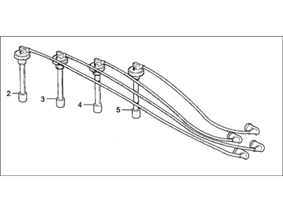 Honda 32722-PM5-405 Wire, Ignition