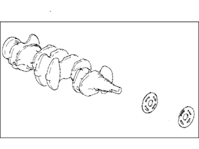 1995 Honda Civic Crankshaft - 13300-PM3-305