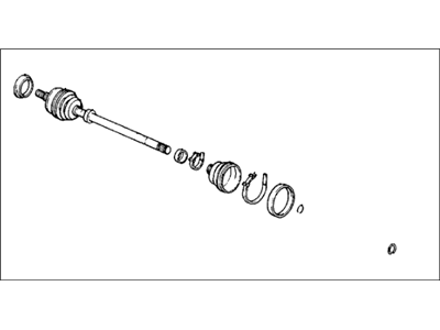 Honda 42010-SH9-000 Driveshaft Set, Right Rear