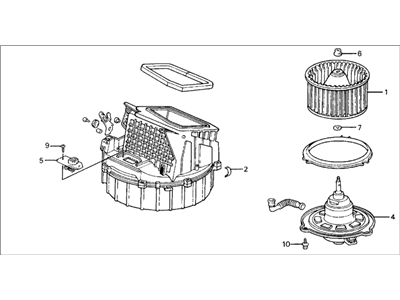 Honda 79300-SH3-A01 Blower Assembly