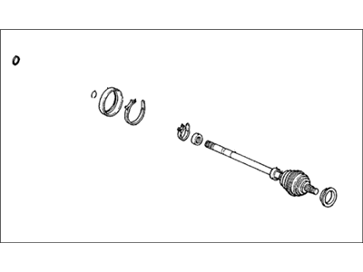 1989 Honda Civic Axle Shaft - 42011-SH9-000