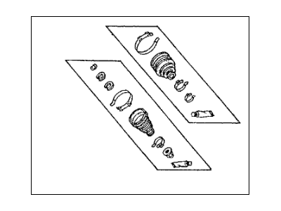 Honda 44018-SA5-A00 Cv Boot Set, Outboard