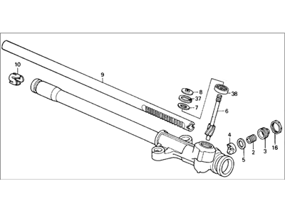 1991 Honda Civic Rack And Pinion - 53040-SH3-A02