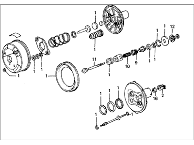 1989 Honda Civic Brake Booster - 46400-SH3-932