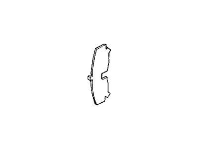 Honda 45228-SH3-L01 Shim, Brake Pad