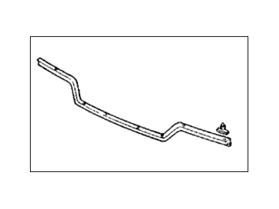 Honda 74142-SH3-000 Rubber, FR. Hood Seal