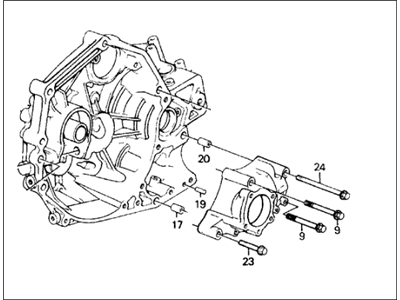 1989 Honda Civic Bellhousing - 21010-PH8-903