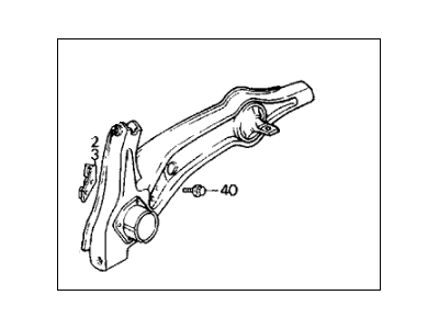 1989 Honda Civic Trailing Arm - 52371-SR7-A10