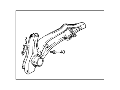 1988 Honda Civic Trailing Arm - 52371-SR7-A10