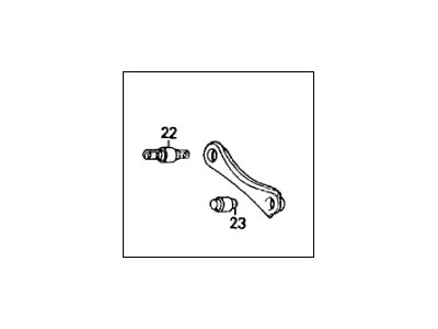 Honda 52400-SR3-000 Arm, Left Rear (Upper)