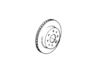 Honda 45251-SB2-782 Disk, Front Brake