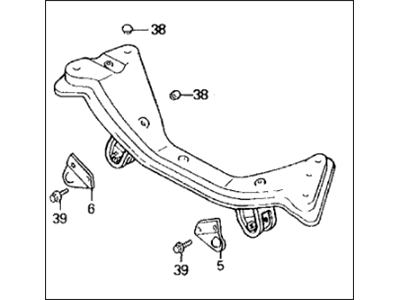 Honda 50300-SH5-A01 Beam, Cross