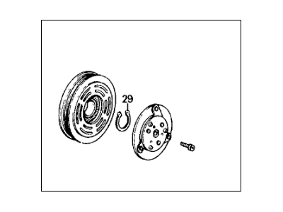 Honda CRX A/C Clutch - 38900-PM3-R23