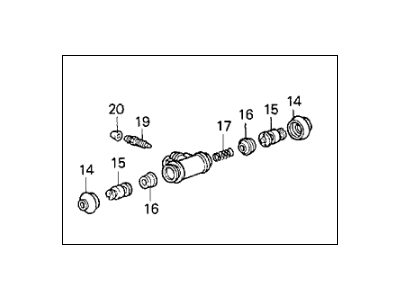 1989 Honda Civic Wheel Cylinder - 43300-SH5-003