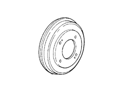 Honda 42610-SH9-000 Drum, Rear Brake