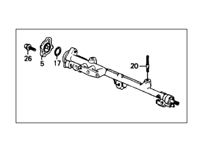 Honda 16620-PG7-661 Line Assembly, Main Fuel