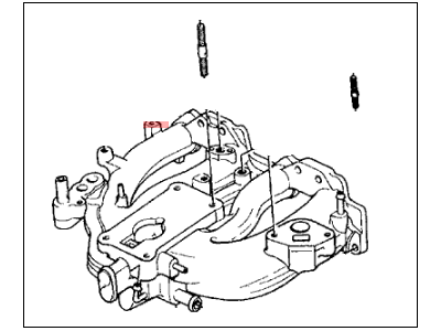 1988 Honda Civic Intake Manifold - 17000-PM5-A01