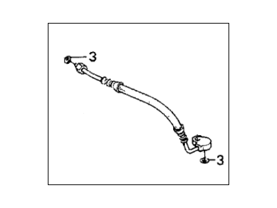 1988 Honda CRX A/C Hose - 80311-SH3-A61