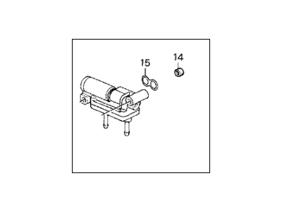 1988 Honda CRX Idle Control Valve - 36450-PM6-A01