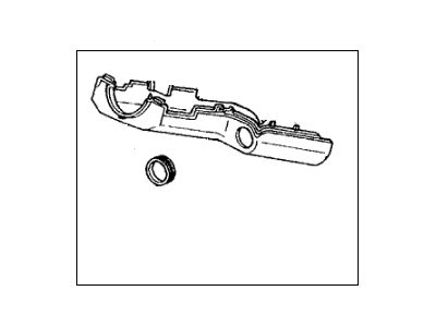 1991 Honda Civic Steering Column Cover - 77360-SH5-A02ZA